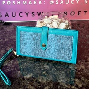 Blue wallet